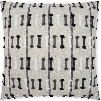 Tassel Stripe Pillow by DV Kap Home. Made from 100 % solution dyed polyester in a modern style.