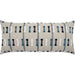 Tassel Stripe Lumbar Pillow by DV Kap Home. Made from 100 % solution dyed polyester in a modern style.