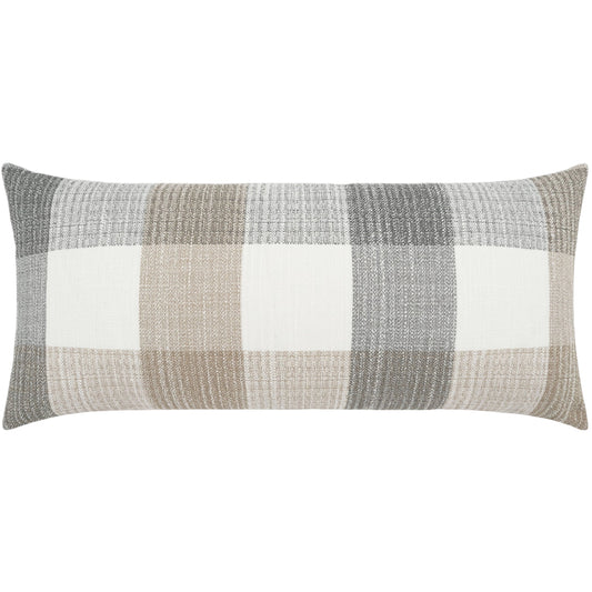 Farmhouse Lumbar Pillow by DV Kap Home. Made from 100 % solution dyed polyester in a cottage & farmhouse style.