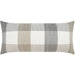 Farmhouse Lumbar Pillow by DV Kap Home. Made from 100 % solution dyed polyester in a cottage & farmhouse style.