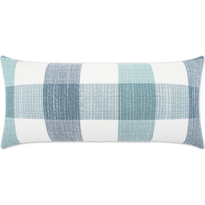 Farmhouse Lumbar Pillow by DV Kap Home. Made from 100 % solution dyed polyester in a cottage & farmhouse style.