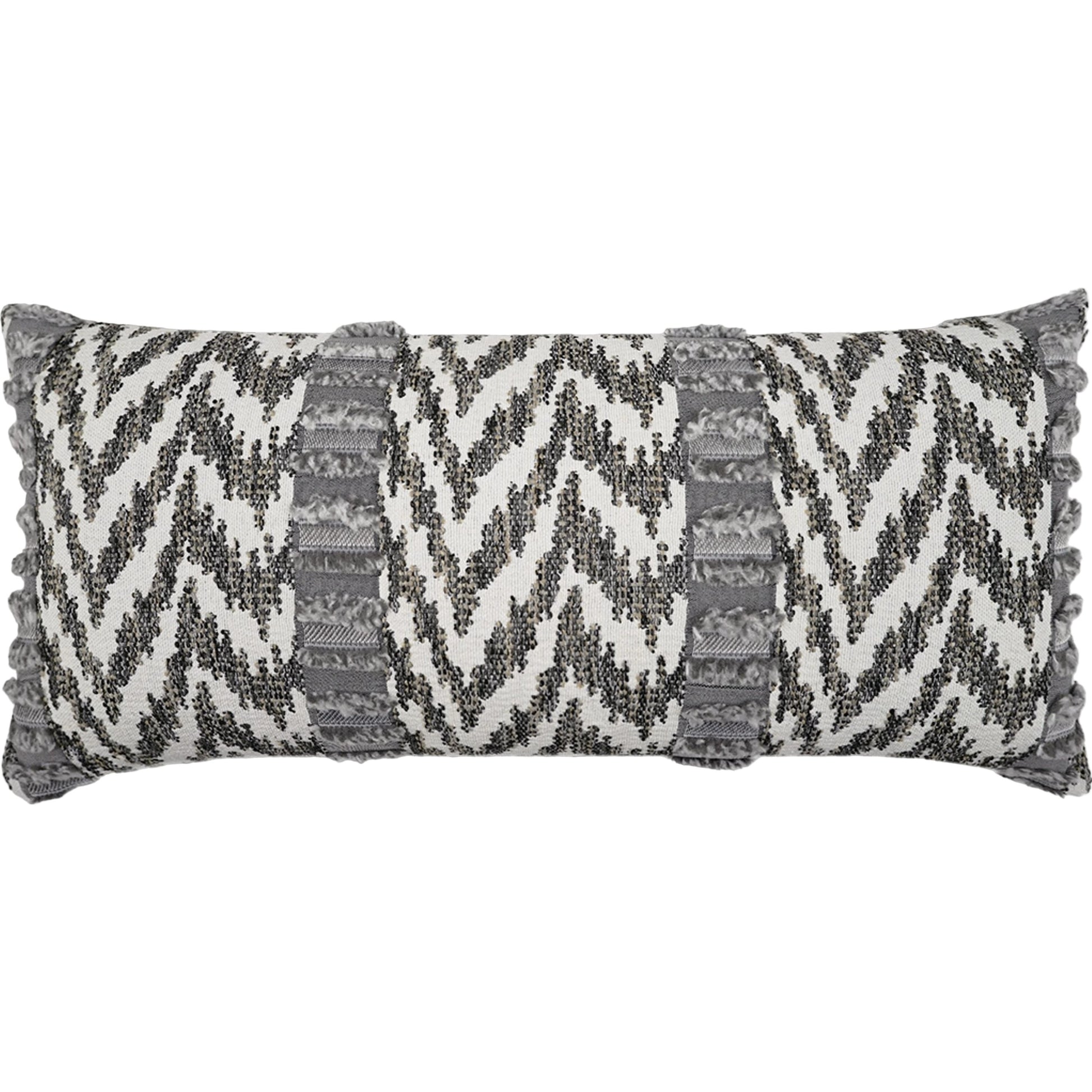 Indiana Lumbar Pillow by DV Kap Home. Made from 100% solution dyed polyester in a modern style.