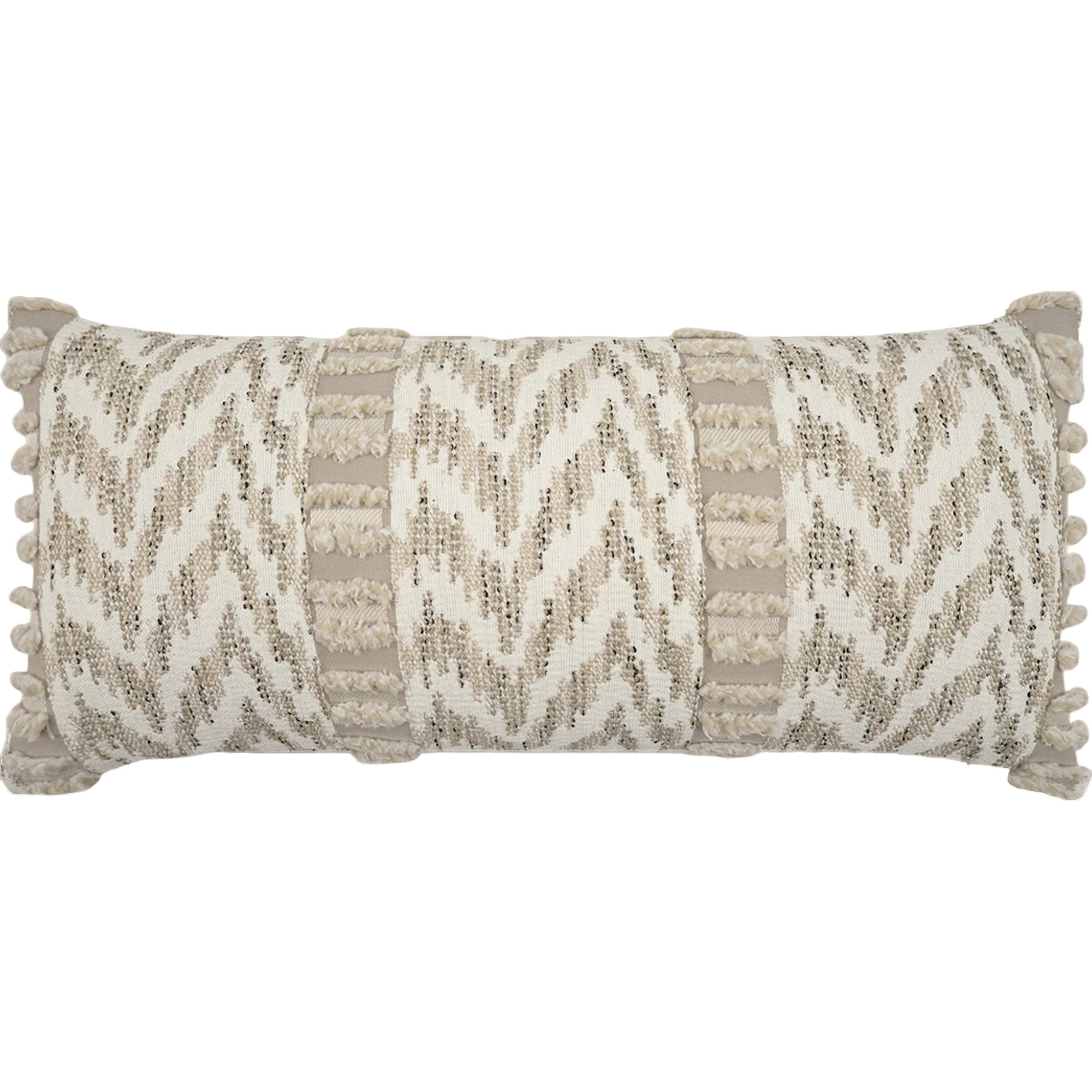 Indiana Lumbar Pillow by DV Kap Home. Made from 100% solution dyed polyester in a modern style.