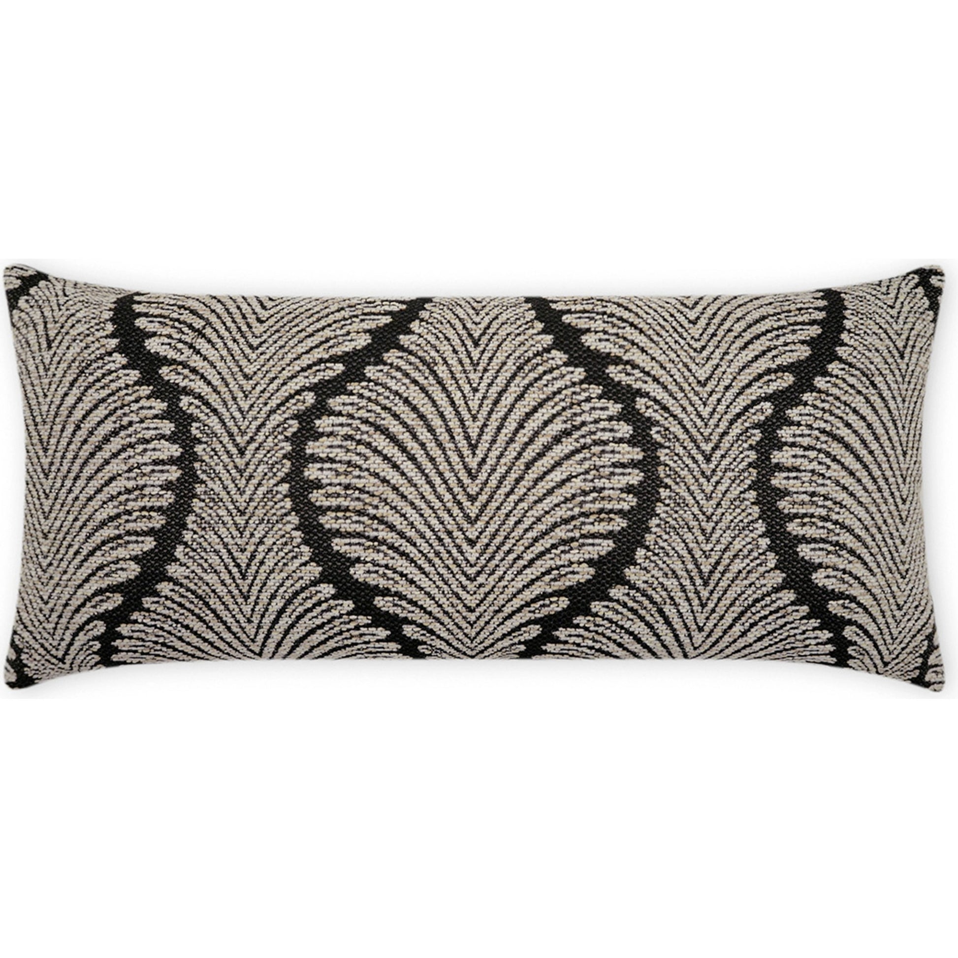 Palmyra Lumbar Pillow by DV Kap Home. Made from 100% solution dyed polyester in a modern style.
