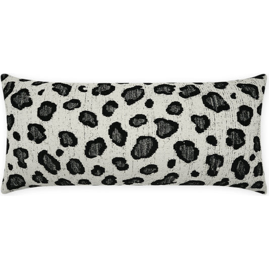 Fiddleskin Lumbar Pillow by DV Kap Home in grey. Made from 100% solution dyed polyester in a modern style.