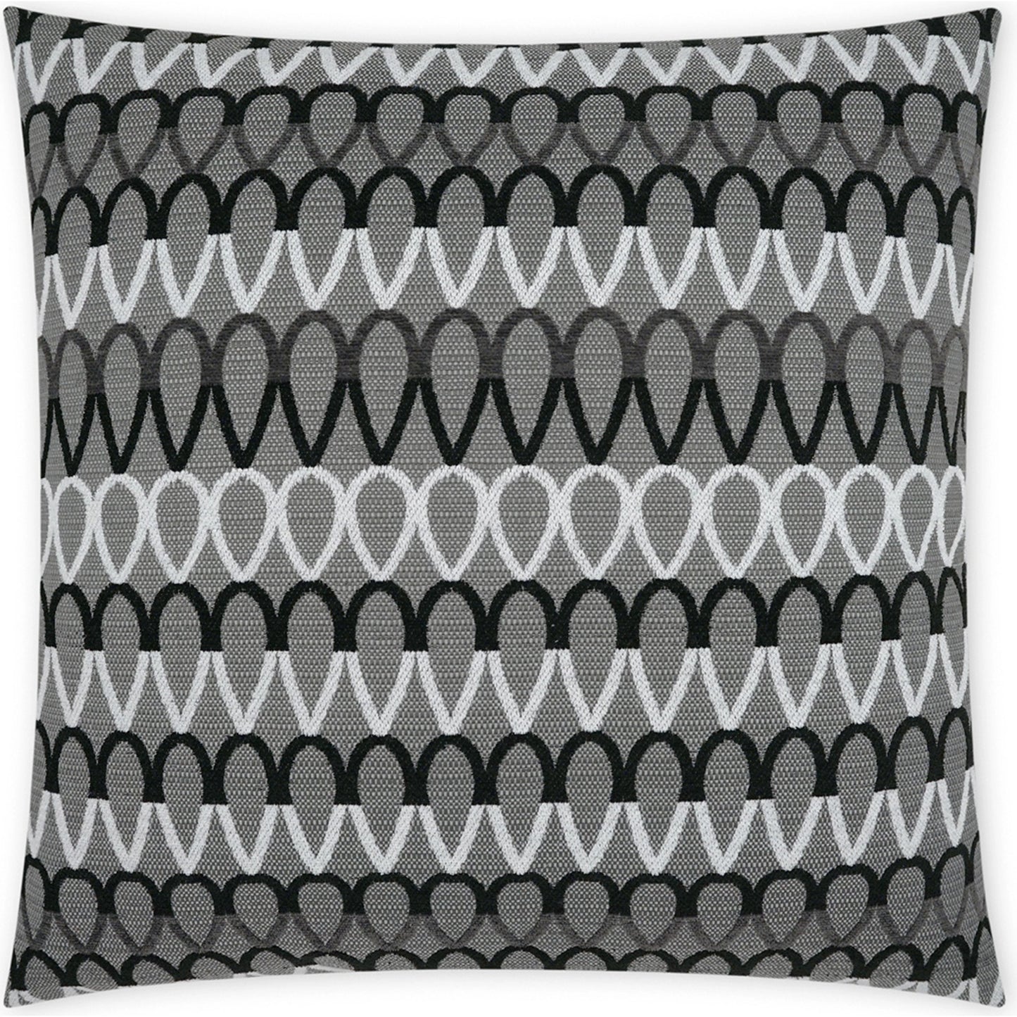 001 SI-2028142 | Primary Silo | Lozenge Pillow by DV Kap Home in grey. Made from 100 % solution dyed polyester in a modern style.