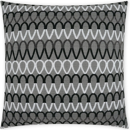 Lozenge Pillow by DV Kap Home in grey. Made from 100 % solution dyed polyester in a modern style.
