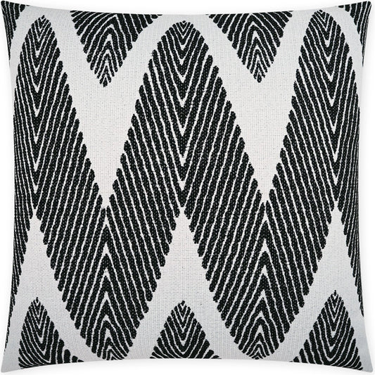 Spire by DV Kap Home in black. Made from 100% solution dyed polyester in a modern style.