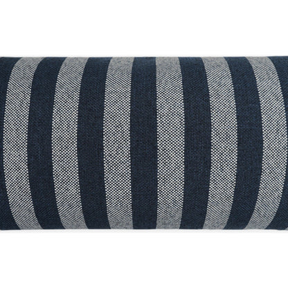 Seaport Lumbar Indoor/Outdoor Pillow by DV Kap Home. Made from 100% polypropylene in a coastal style.
