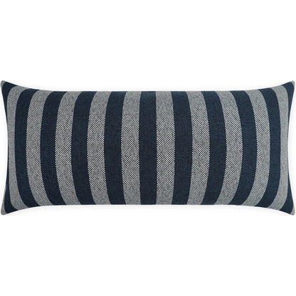 Seaport Lumbar Indoor/Outdoor Pillow by DV Kap Home. Made from 100% polypropylene in a coastal style.