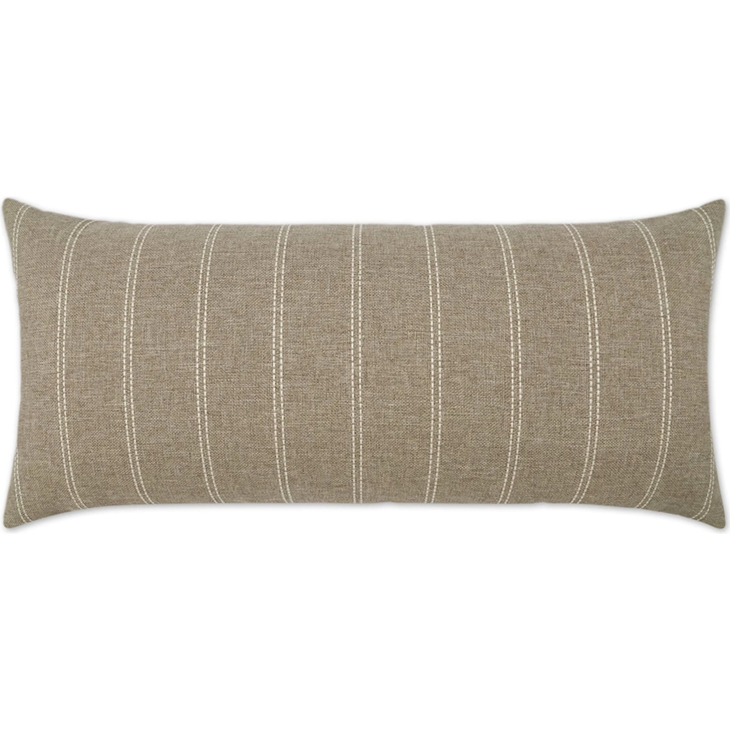 001 SI-2381852 | Primary Silo | Nassau Lumbar Indoor/Outdoor Pillow by DV Kap Home in taupe. Made from 100% high uv polyester in a transitional style.