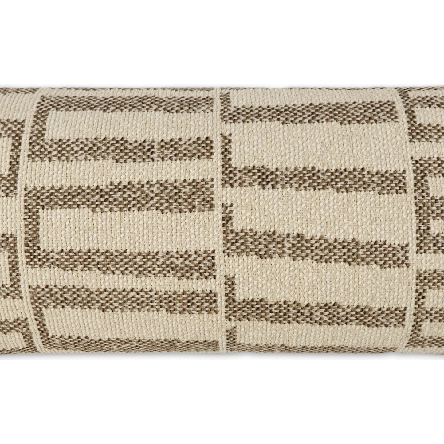 003 SI-2382279 | Closeup | Sotis Lumbar Indoor/Outdoor Pillow by DV Kap Home. Made from 82.49% poly(uv), 17.51% olefin(uv) in a transitional style.