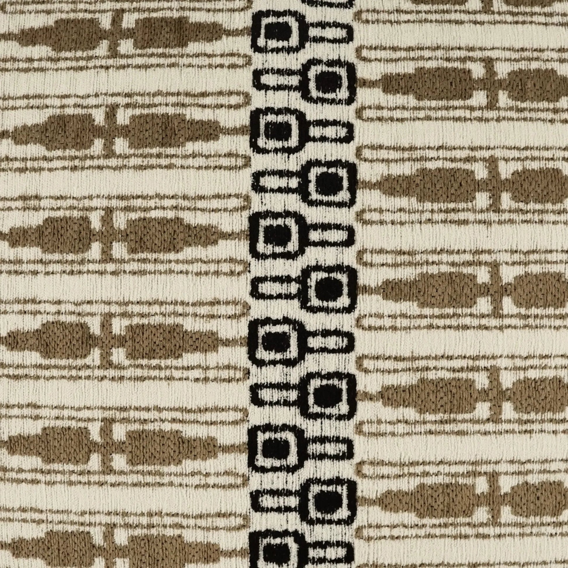 Maylis Indoor/Outdoor Pillow by DV Kap Home in taupe, black. Made from 78.73% poly(uv), 21.27% seaqpoluv in a unique style.