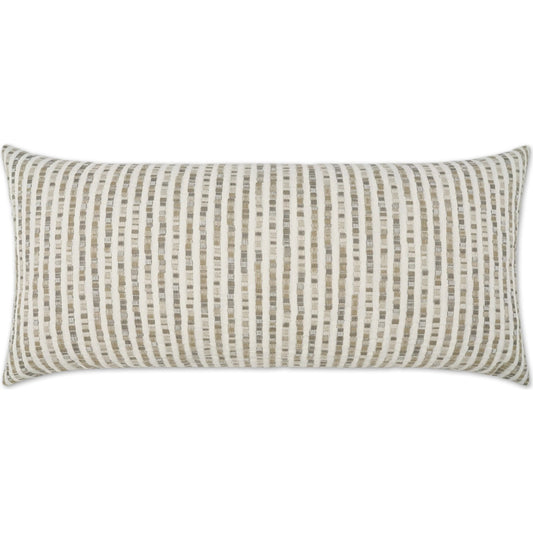 Lonny Lumbar Indoor/Outdoor Pillow by DV Kap Home in birch. Made from 100% poly(uv) in a unique style.