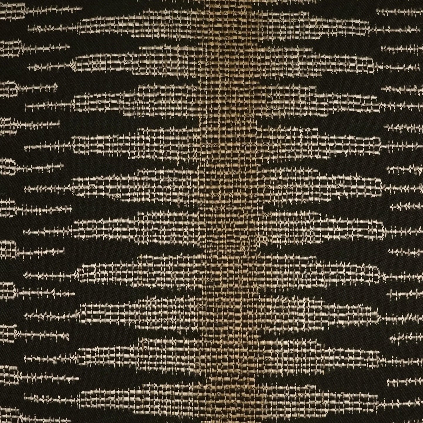 001 SI-2514566 | Closeup | Salerno Indoor/Outdoor Pillow by DV Kap Home in black. Made from 100% sunbrella® acrylic in a unique style.