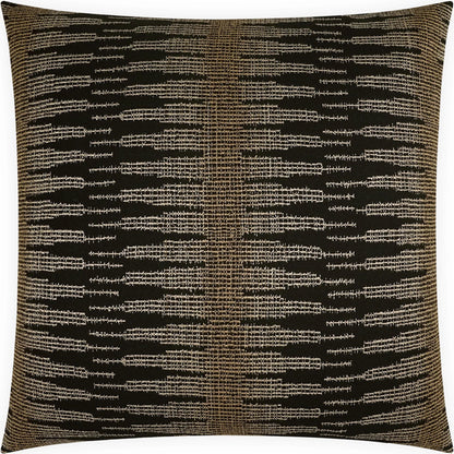 Salerno Indoor/Outdoor Pillow by DV Kap Home in black. Made from 100% sunbrella® acrylic in a unique style.