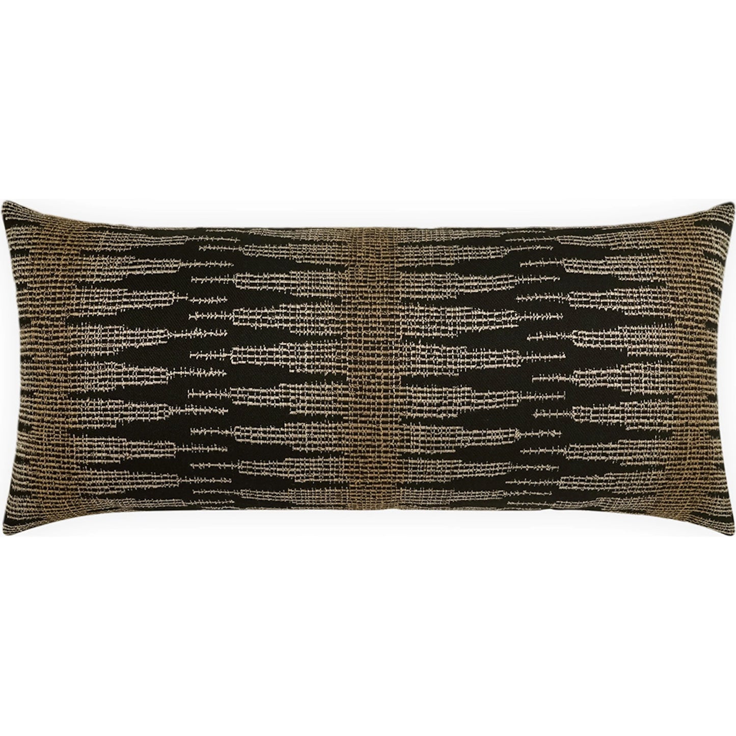 000 SI-2514567 | Primary Silo | Salerno Lumbar Indoor/Outdoor Pillow by DV Kap Home in black. Made from 100% sunbrella® acrylic in a unique style.