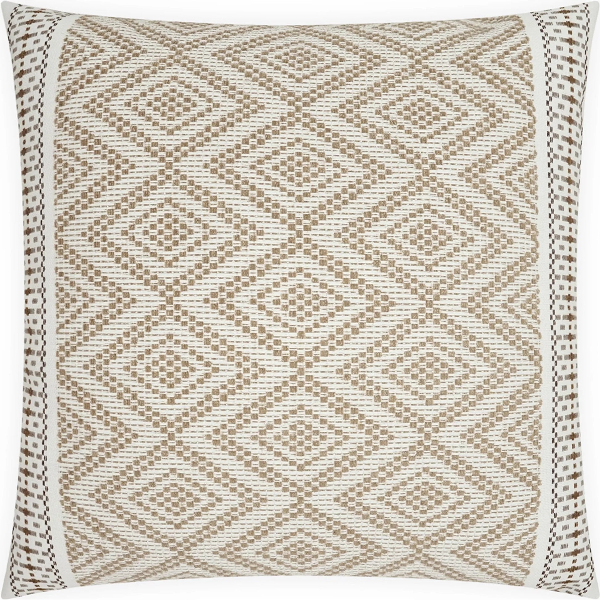 Wanderer Indoor/Outdoor Pillow by DV Kap Home. Made from 98% sunbrella® acrylic, 2% sunbrella® polyester in a eclectic & global style.