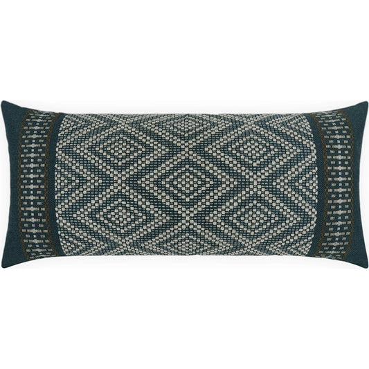 Wanderer Lumbar Indoor/Outdoor Pillow by DV Kap Home. Made from 98% sunbrella® acrylic, 2% sunbrella® polyester in a unique style.