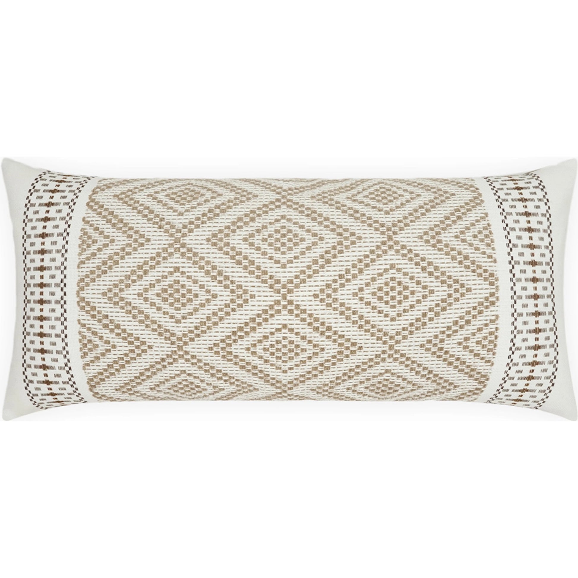 Wanderer Lumbar Indoor/Outdoor Pillow by DV Kap Home. Made from 98% sunbrella® acrylic, 2% sunbrella® polyester in a eclectic & global style.