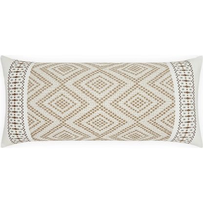 Wanderer Lumbar Indoor/Outdoor Pillow by DV Kap Home. Made from 98% sunbrella® acrylic, 2% sunbrella® polyester in a eclectic & global style.