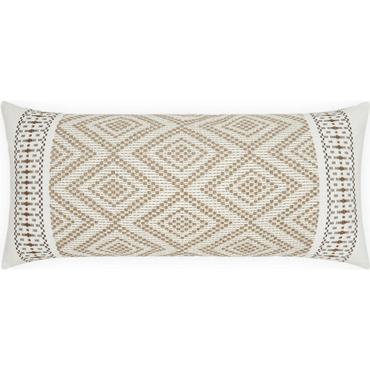 Wanderer Lumbar Indoor/Outdoor Pillow by DV Kap Home. Made from 98% sunbrella® acrylic, 2% sunbrella® polyester in a unique style.