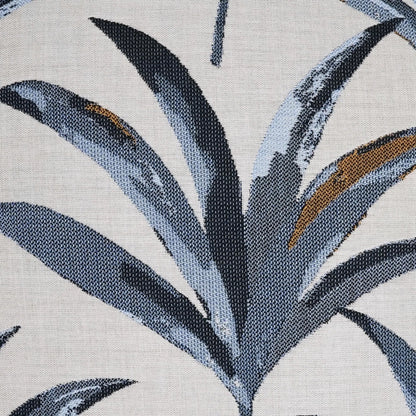 Martinique Indoor/Outdoor Pillow by DV Kap Home in blue, slate blue. Made from 100% sunbrella® acrylic in a unique style.