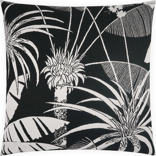 Palawan Indoor/Outdoor Pillow by DV Kap Home in black. Made from unique in a unique style.