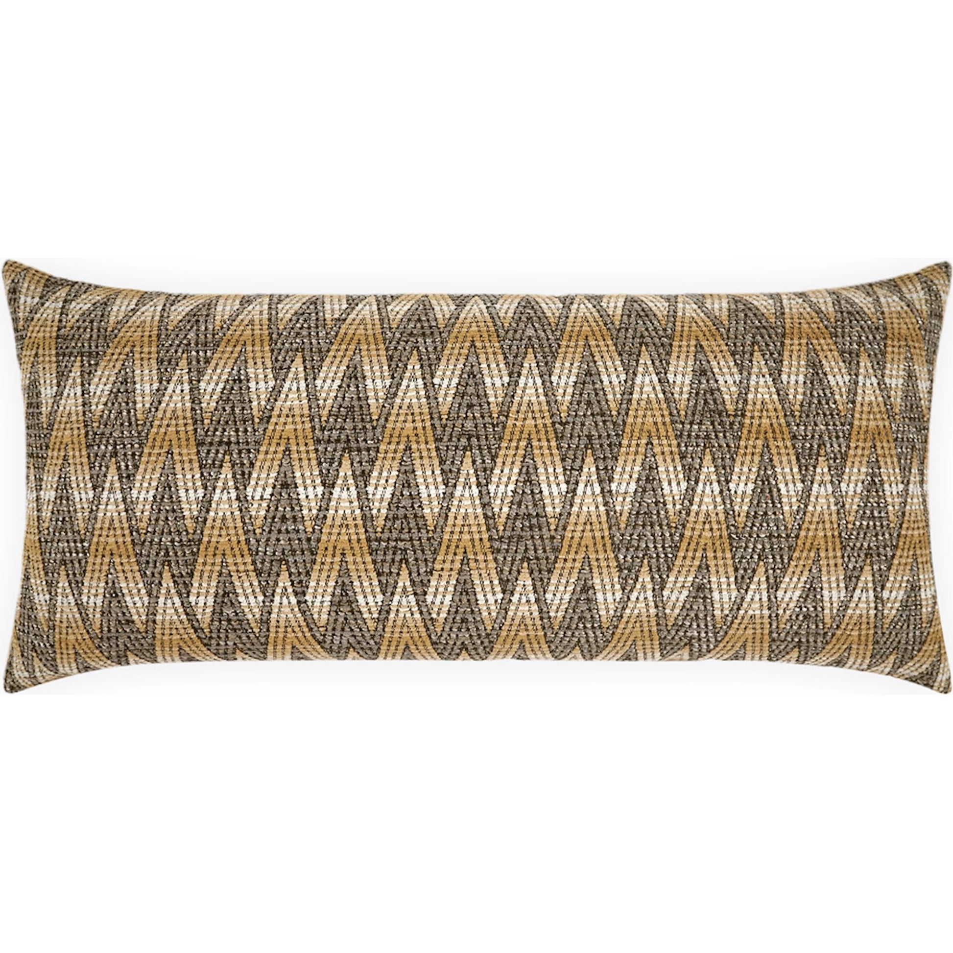 Clukey Lumbar Indoor/Outdoor Pillow by DV Kap Home. Made from 55.65% polyester (uv), 44.35% olefin (uv) in a traditional style.
