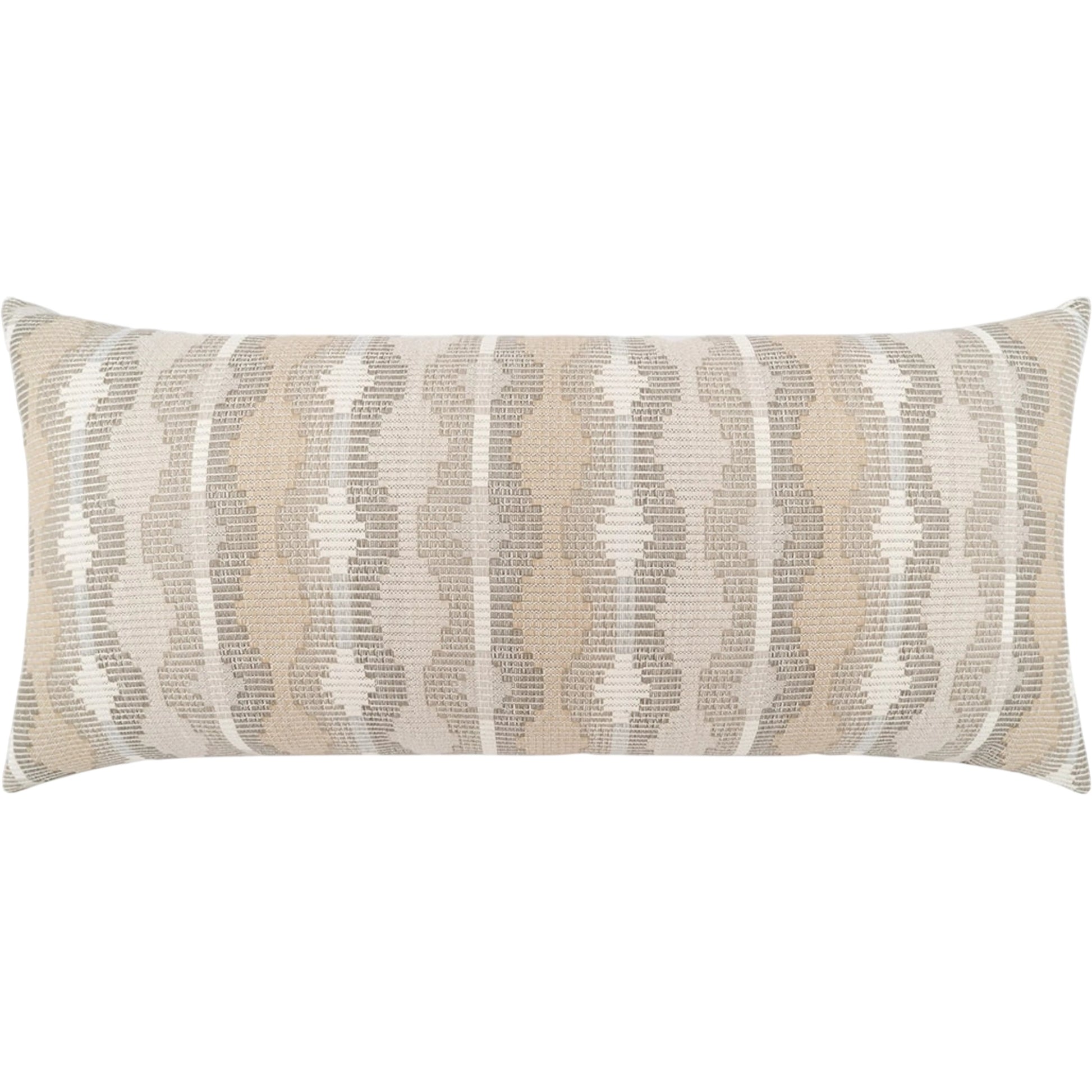 Beckon Lumbar Indoor/Outdoor Pillow by DV Kap Home. Made from 100% sunbrella® acrylic in a unique style.