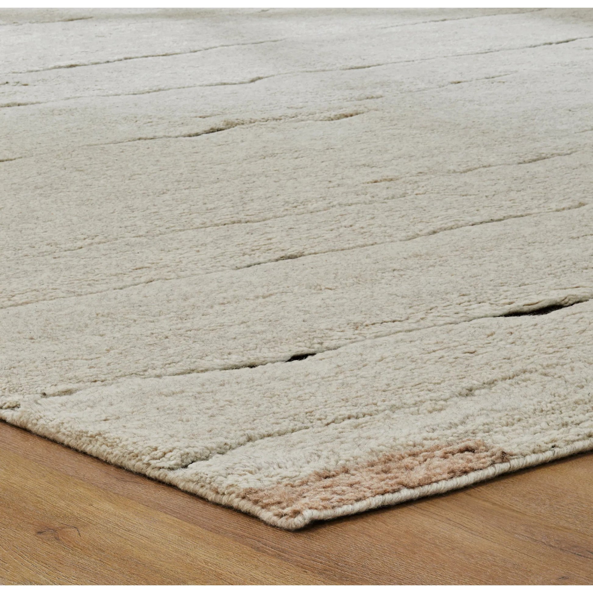 Odyssey Rug - OD1830 by Kalaty in white. Made from wool in a unique style.
