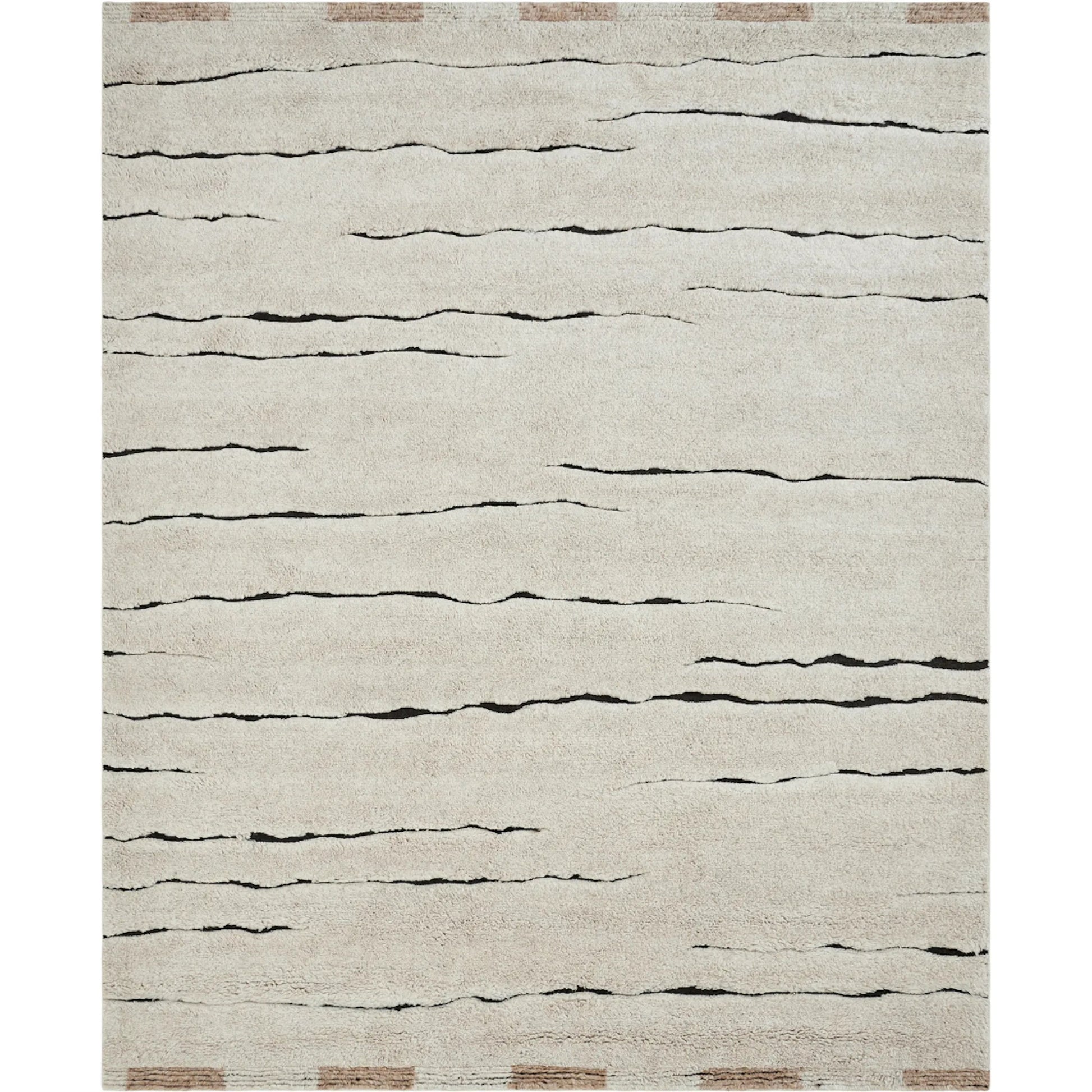 Odyssey Rug - OD1830 by Kalaty in white. Made from wool in a unique style.