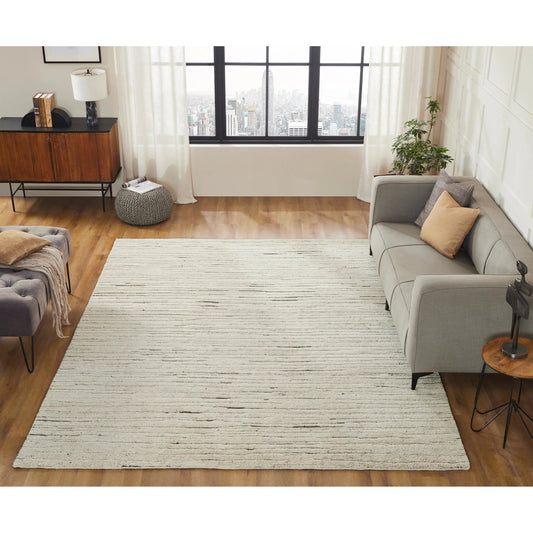 Odyssey Rug - OD1834 by Kalaty in beige. Made from wool in a unique style.