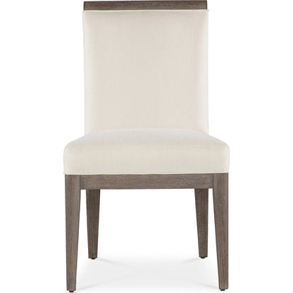 Modern Mood Upholstered Side Chair (Set of 2) by Hooker Furniture in cottony cotton. Made from wood, fabric 100% polyester in a modern style.