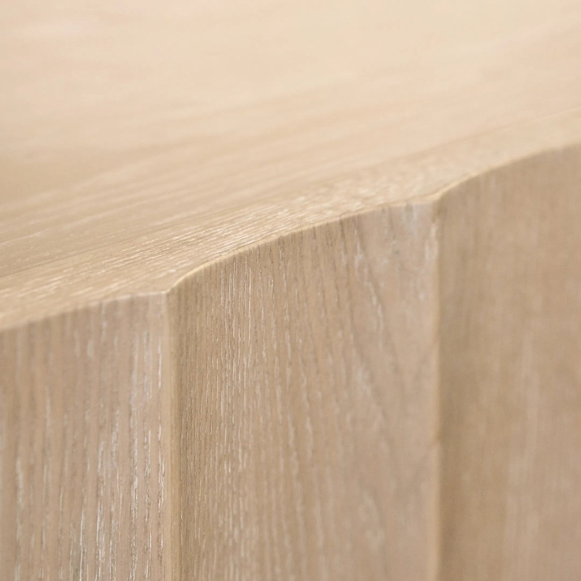 Odette Cerused Oakoor Scalloped Front Cabinet by Worlds Away in cerused oak. Made from unique in a transitional style.