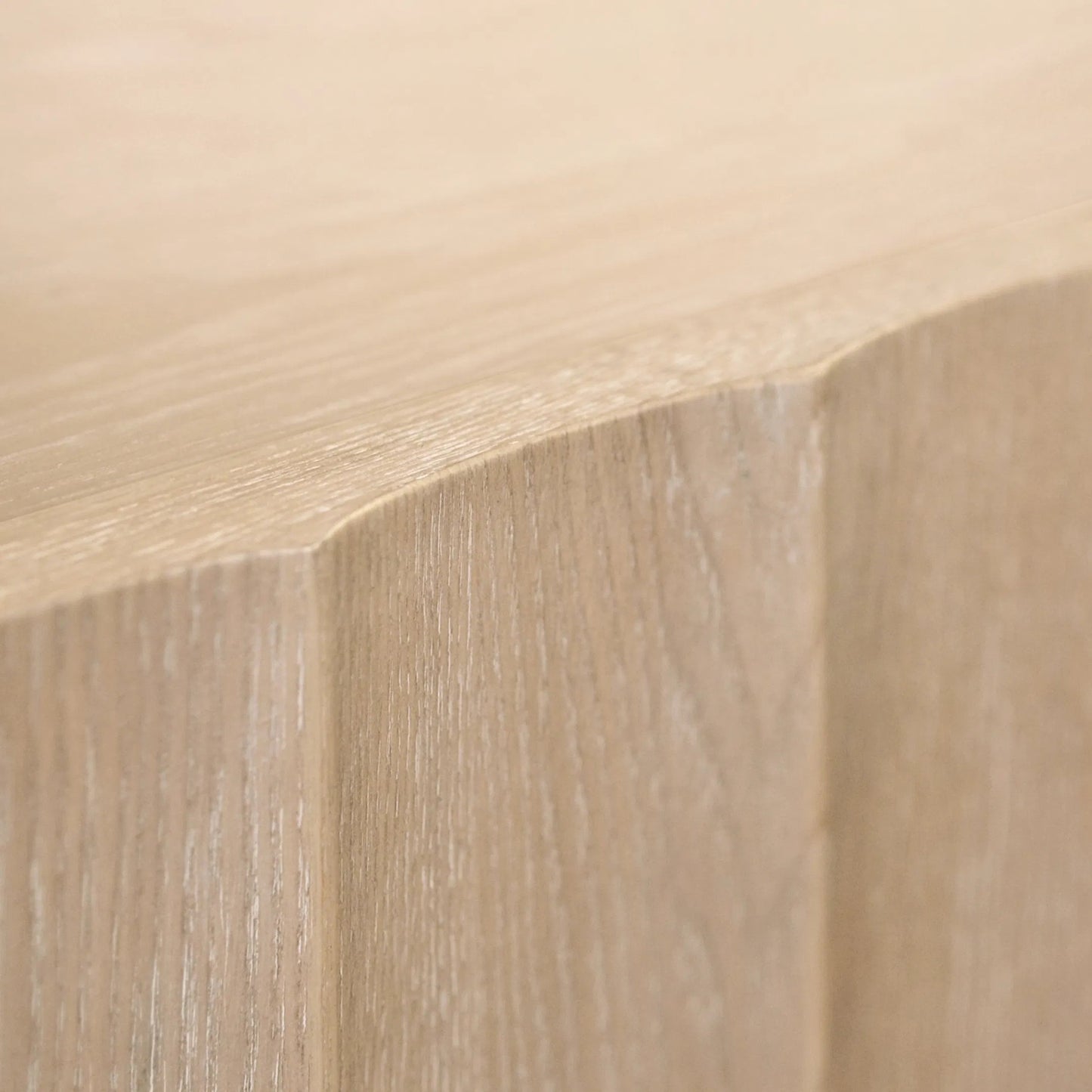 003 SI-2322977 | Additional Silo | Odette Cerused Oakoor Scalloped Front Cabinet by Worlds Away in cerused oak. Made from unique in a unique style.