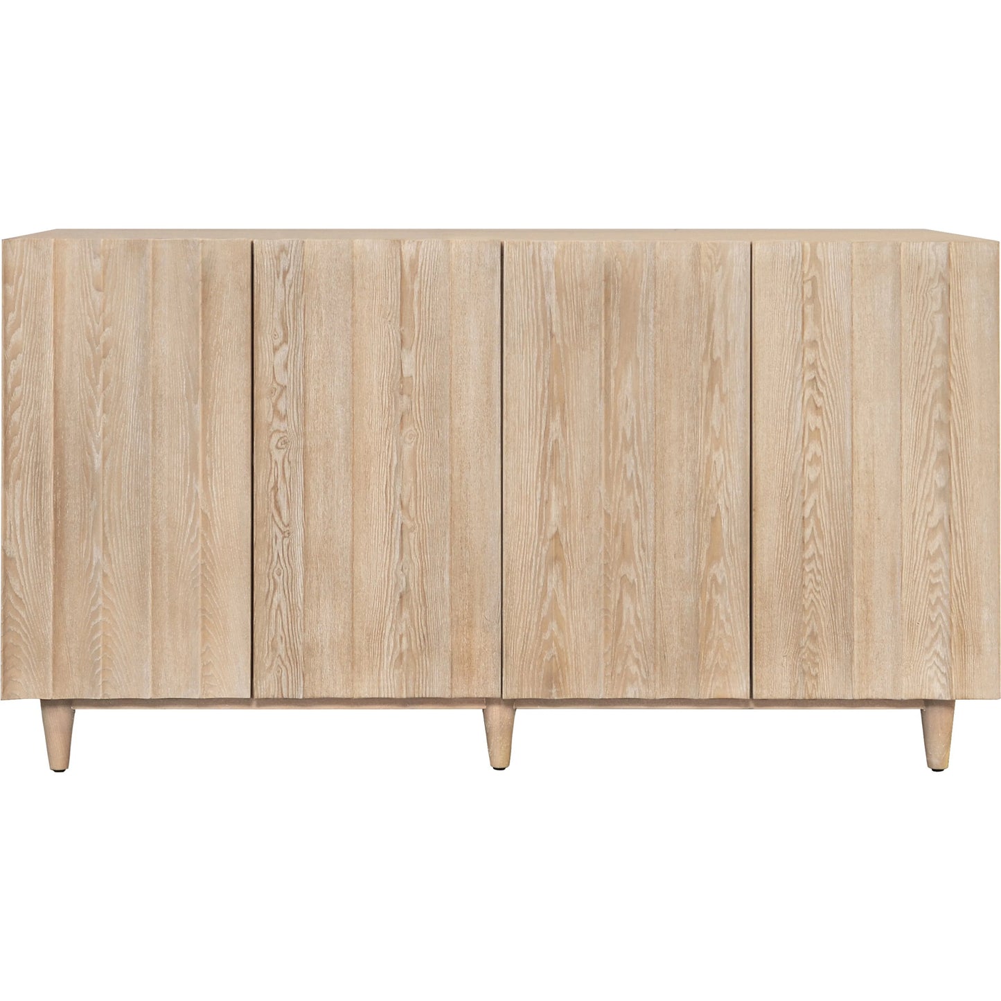 001 SI-2322977 | Additional Silo | Odette Cerused Oakoor Scalloped Front Cabinet by Worlds Away in cerused oak. Made from unique in a unique style.