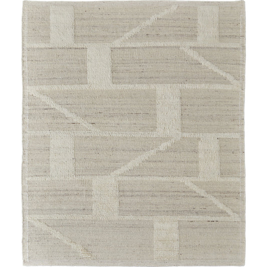 Ashby Transitional Geometric Rug - 8907F by Feizy in ivory. Made from wool in a unique style.
