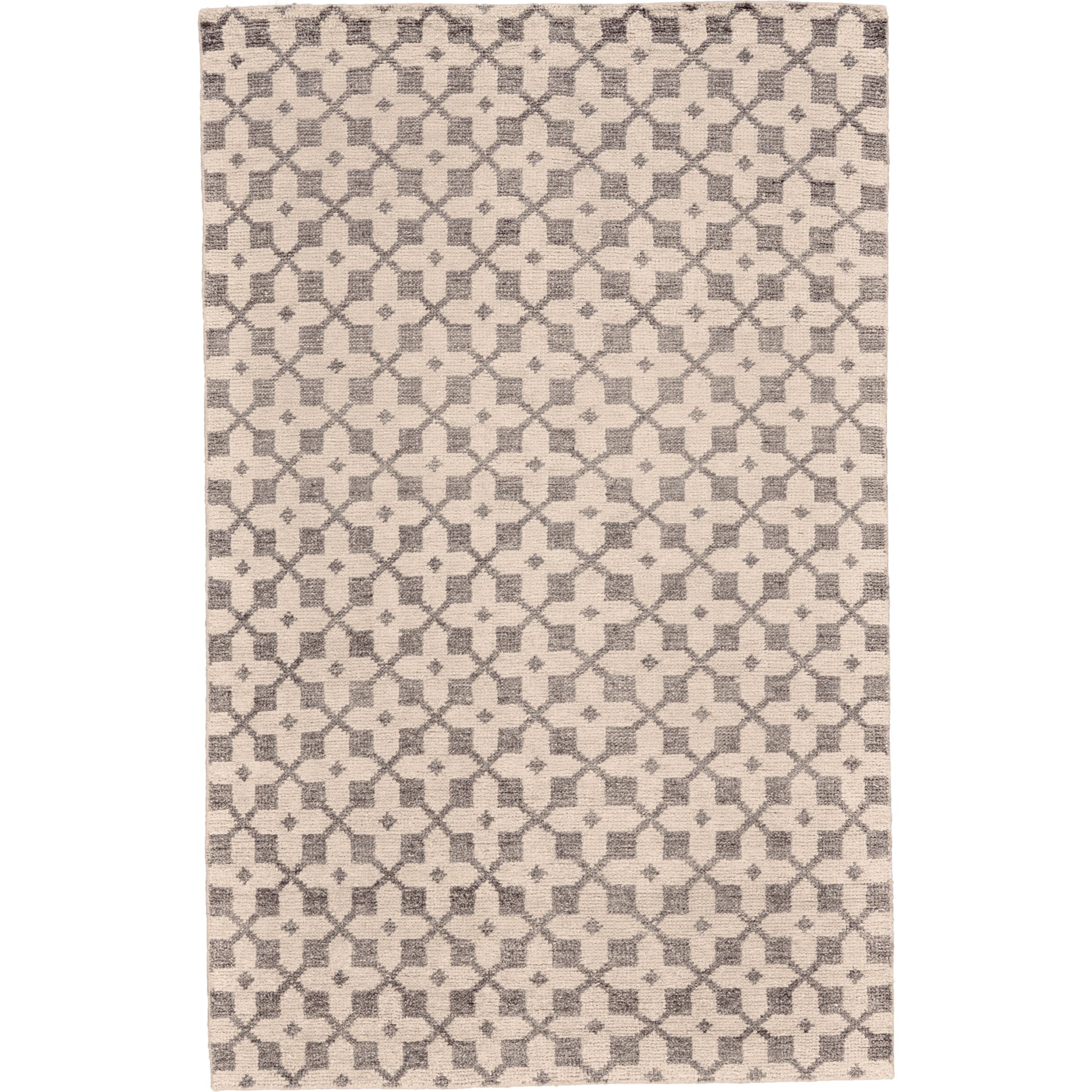Parker Diamond Rug - I6050 by Feizy in ivory, gray. Made from viscose, polyester in a unique style.