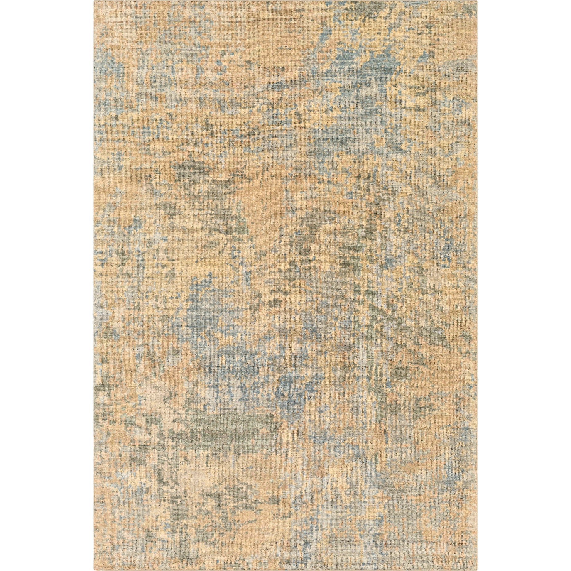 Odyssey ODY-2301 Rug by Surya in tan, beige, denim, dark blue, sage, charcoal. Made from 100% wool in a unique style.