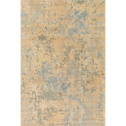 Odyssey ODY-2301 Rug by Surya in tan, beige, denim, dark blue, sage, charcoal. Made from 100% wool in a unique style.