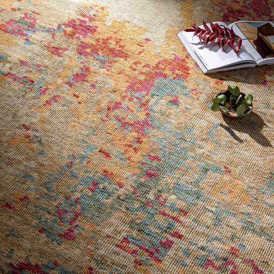 Odyssey Rug - 29608 by Surya in olive, tan. Made from 100% wool in a unique style.