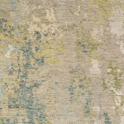 Odyssey ODY-2303 Rug by Surya in cream, tan, medium gray, gray, denim, blue. Made from 100% wool in a unique style.