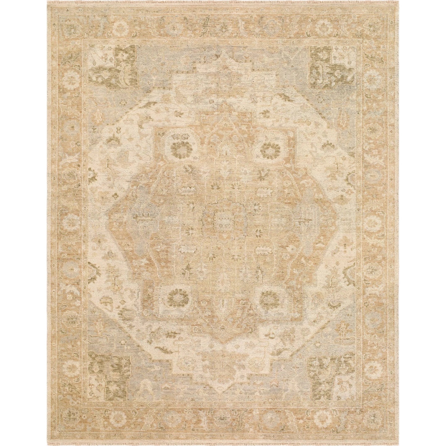 001 SI-2541201,SI-2541202,SI-2541203,SI-2541204 | Primary Silo | Odyssey ODY-2308 Rug by Surya in beige, sage, taupe, dusty blue, cream. Made from wool in a unique style.