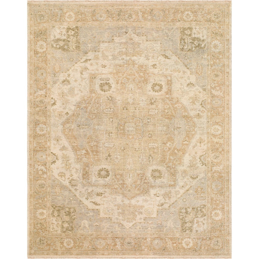 Odyssey ODY-2308 Rug by Surya in beige, sage, taupe, dusty blue, cream. Made from wool in a unique style.