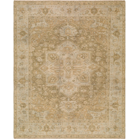 Odyssey ODY-2310 Rug by Surya in taupe, sandstone, ivory, olive. Made from wool in a unique style.