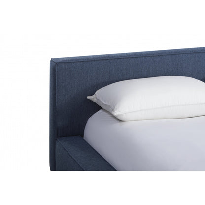 Zest Wide Upholstered Bed by Zest. Made from rubberwood, fabric in a modern style.