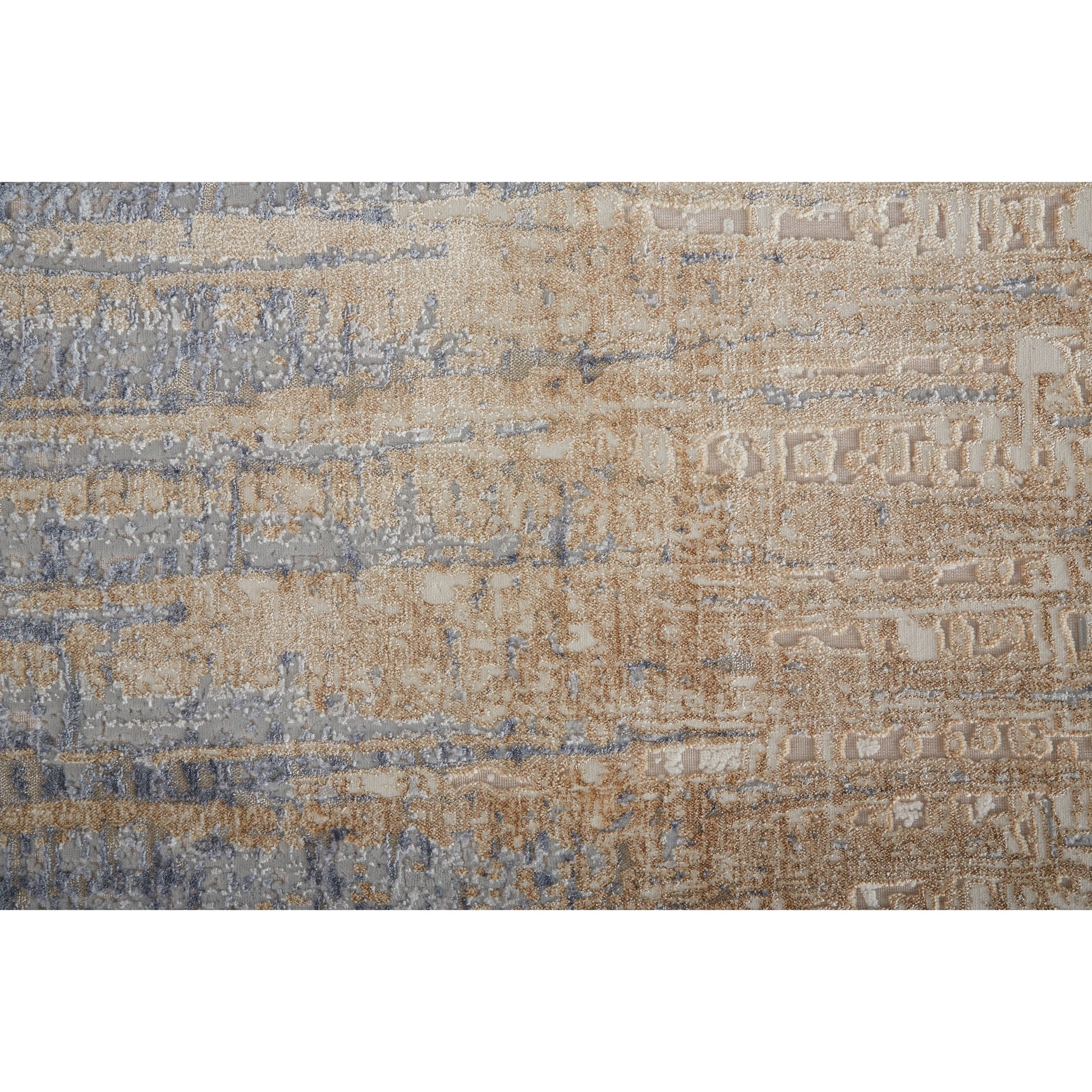 Laina Transitional Gradient & Rug - 39G9F by Feizy in tan, brown, blue. Made from polypropylene, polyester in a unique style.