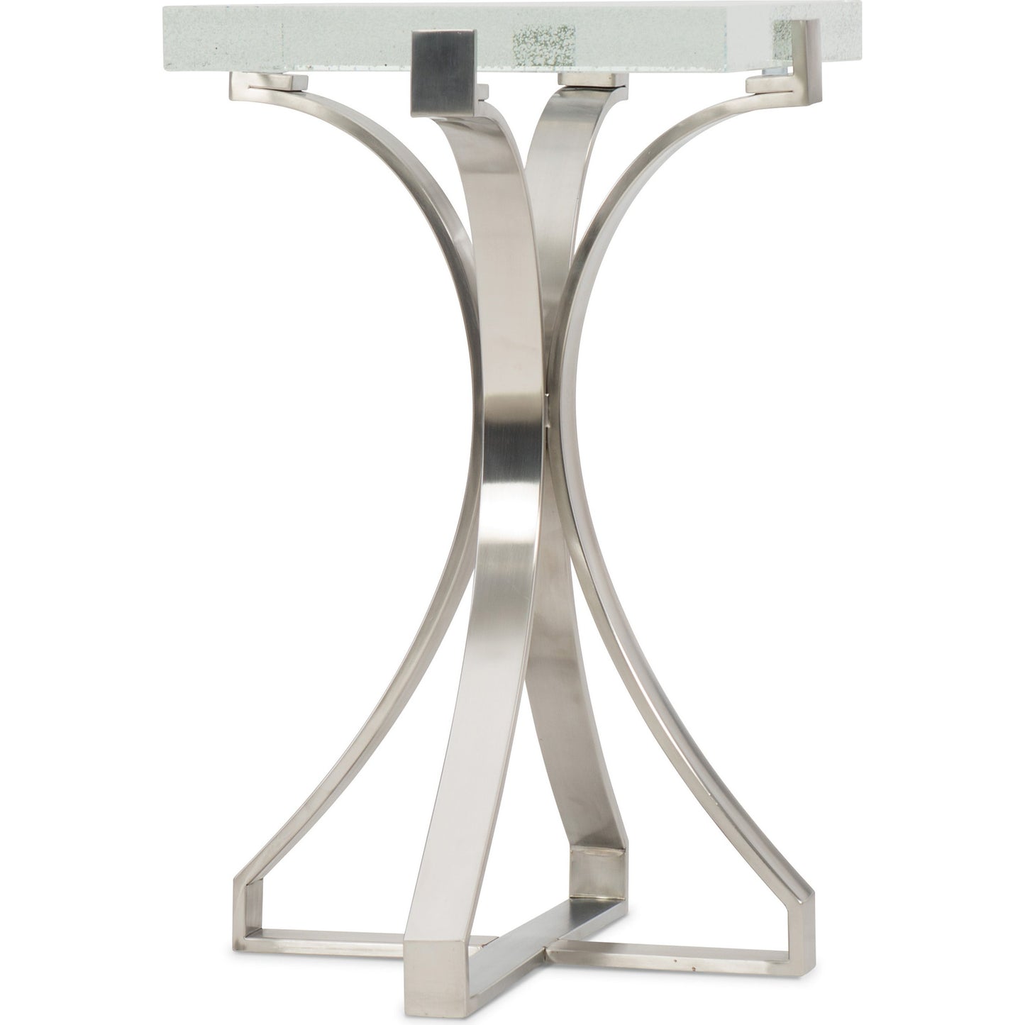 001 SI-1748496 | Primary Silo | Bubble  Accent Table by Hooker Furniture in chrome. Made from bubble glass, stainless steel in a modern style.