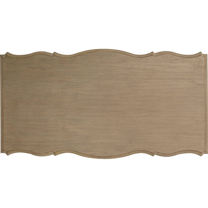 Corsica Junior Executive Desk by Hooker Furniture in light natural. Made from acacia veneers in a traditional style.